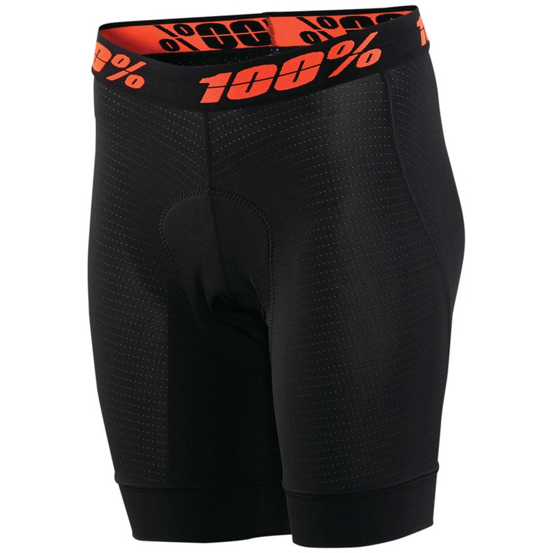 100% Crux Short Liner – Black Womens Small