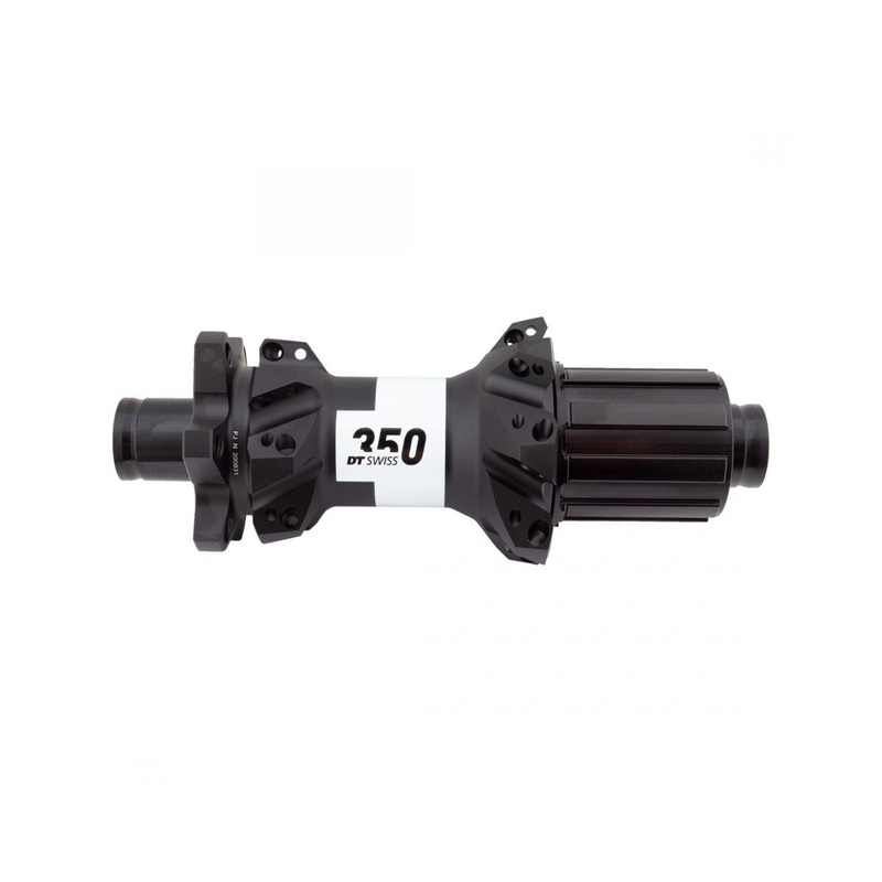 DT Swiss 350 Rear Hub (Black) (12 x 142mm) (6-Bolt) (Shimano HG) (28H) (Straight Pull)