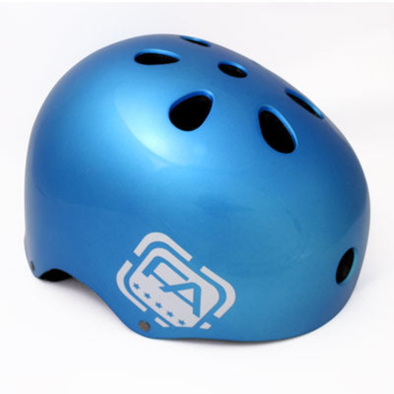 F/Agent Bucket,Gloss Blue Helmet, 10/Case,Candy Blue Street Helmet Free Agent Helmets