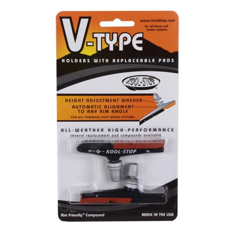Kool Stop V-Type Pads Threaded – Dual