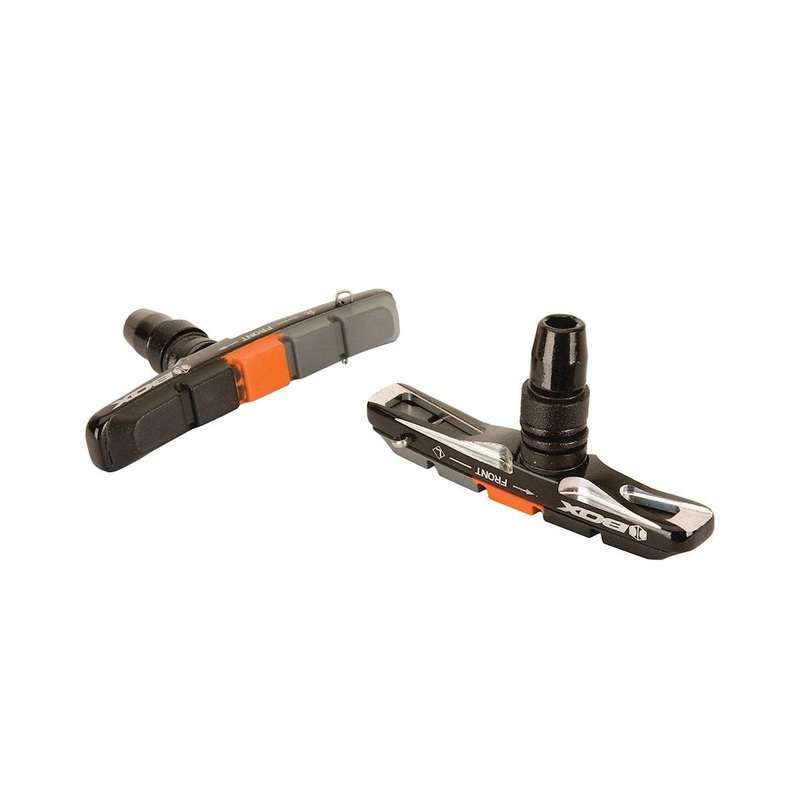 Box One V-Brake Pads (Black) (1 Pair) (Threaded)