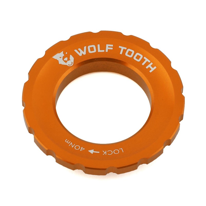 Wolf Tooth Components Centerlock Rotor Lockring (Orange) (External Spline)