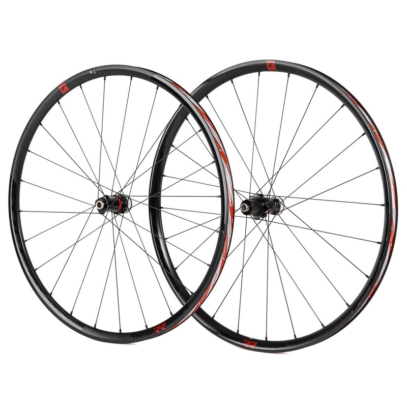 Fulcrum Rapid Red 5 Disc Brake Gravel Wheelset (Black) (Shimano HG 11/12) (12/15 x 100, 12 x 142mm) (700c) (Centerlock) (Tubeless)