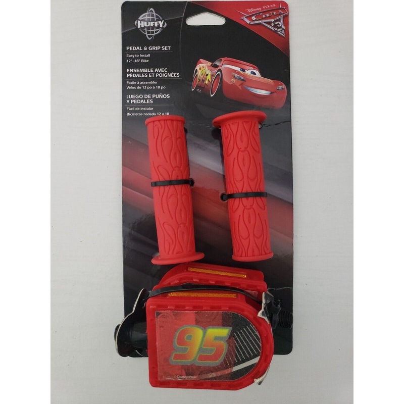 Cars The Movie Pedal & Grip Set Red Kids –