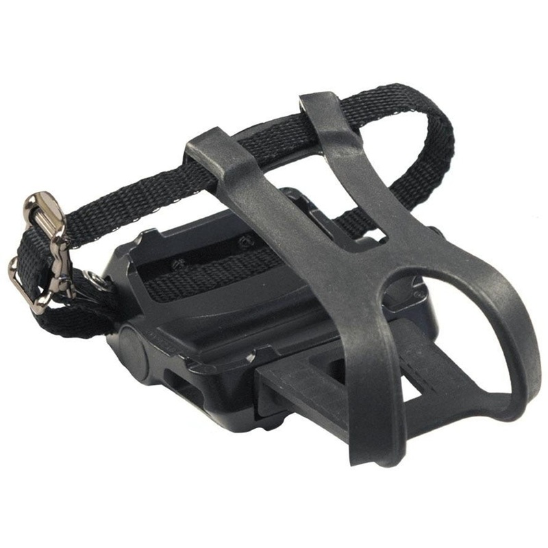 Azur Metal Pedal with Toe Cup & Strap Set