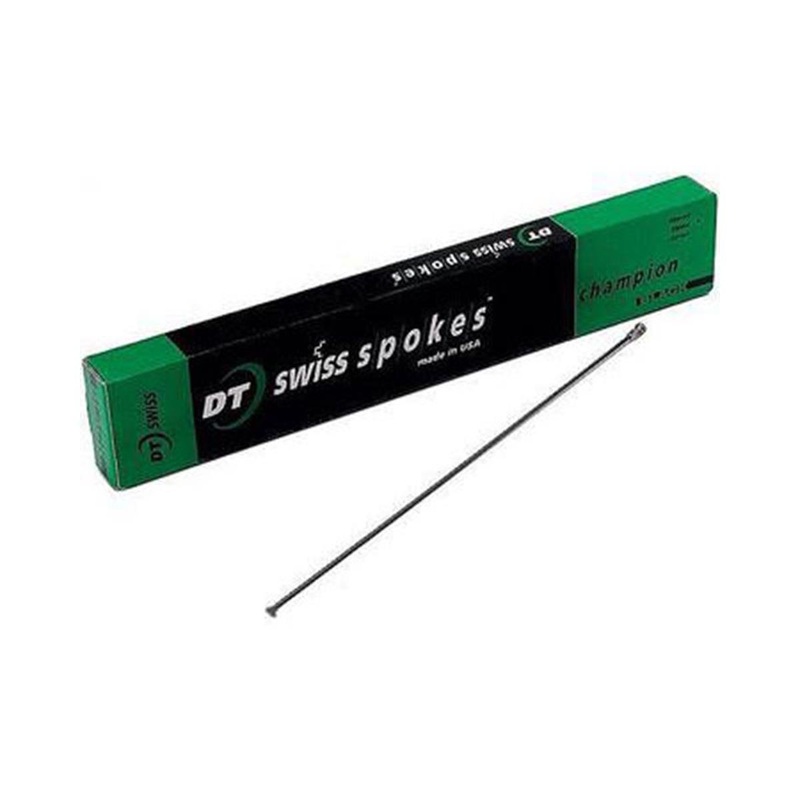 DT Swiss Champion Spokes (Black) (Straight Pull) (2.0/14G) (Box of 20) (280mm)