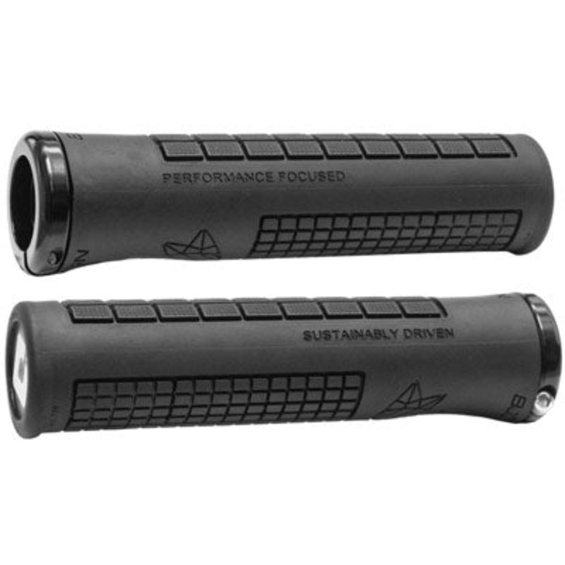 Odi Bjorn V2.1 Lock-On Grips Black With Black Clamps Bjorn V2.1 Lock-On  Gripstape