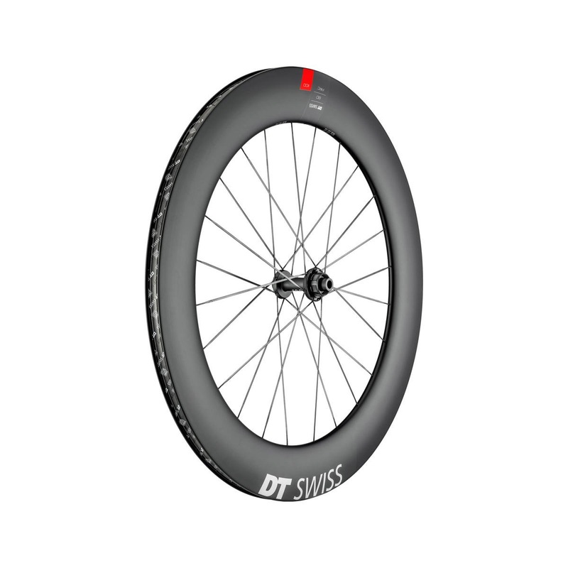 DT Swiss ARC 1100 DiCut Front Road Wheels (Black) (Centerlock) (80mm Depth) (12 x 100mm) (700c)