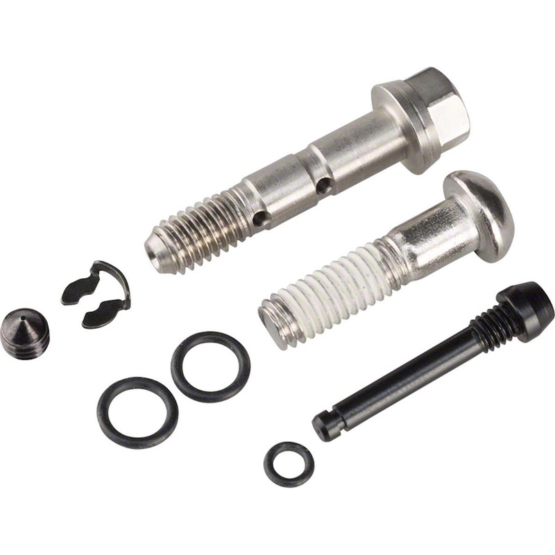 SRAM Guide Stainless Steel Caliper Hardware Kit (Includes Body Bolt, Banjo Bolt, Bleed Screw, Pad Pin)