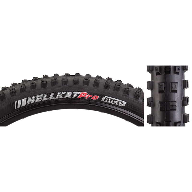 Kenda Hellkat Tire – 26 x 2.4 Tubeless Folding Black 120tpi ATC