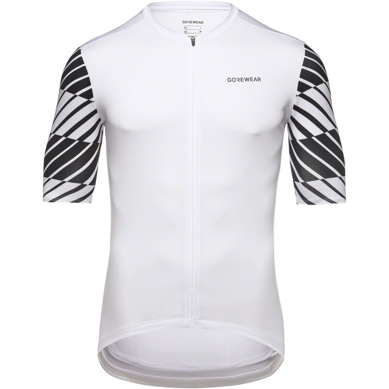 Gorewear Swiftride Optical Jersey – White/Black Mens Small