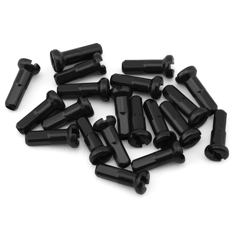 USA Brand 14g Alloy Nipples (Black) (Bag of 20)