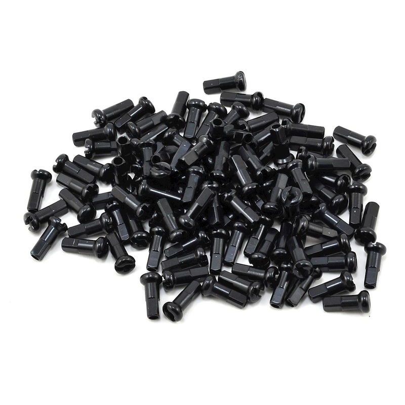 DT Swiss Alloy Nipples (Black) (2.0 x 12mm) (Box of 100)