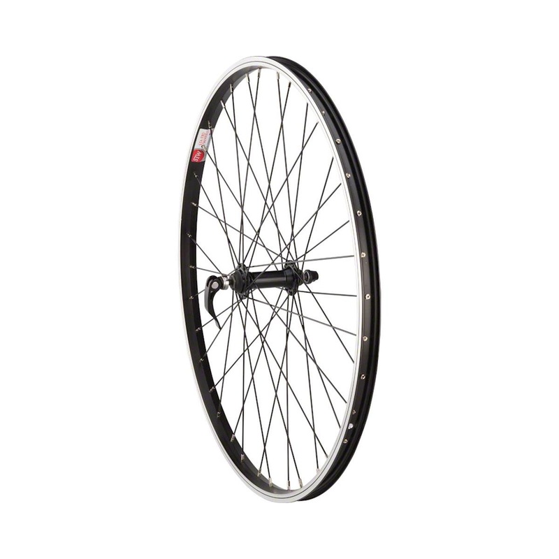 Sta-Tru Front Wheel (Black) (QR x 100mm) (26″)
