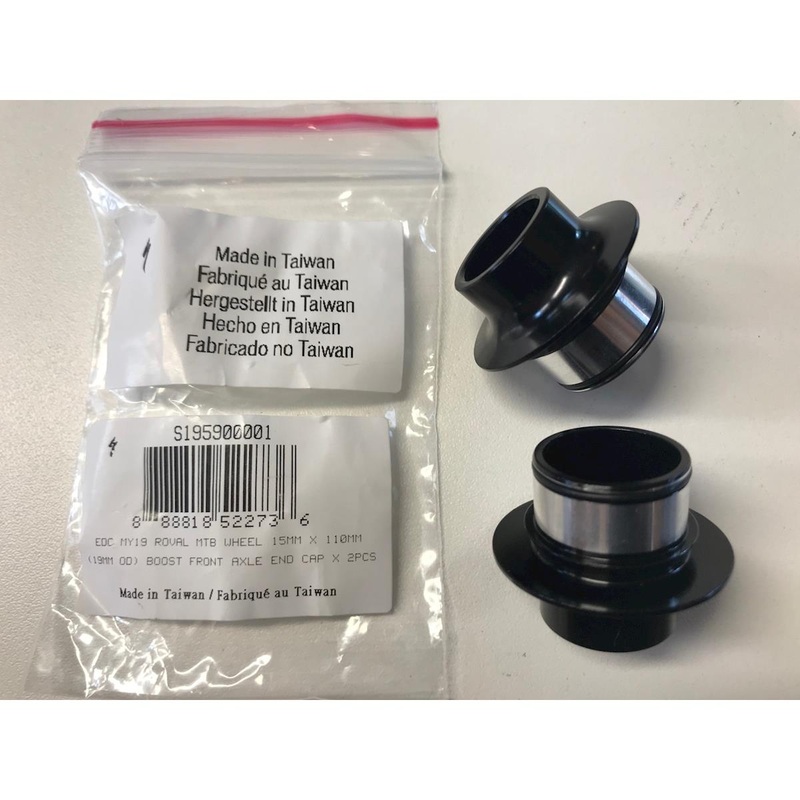 Specialized 2019 Roval MTB Front Axle End Caps (15 x 110mm) (19mm Outer Diameter) (Boost)