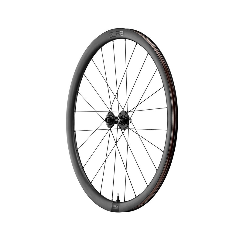 Giant SLR 2 36 Disc Road Wheels (Black) (Front) (12 x 100mm) (700c) (Centerlock) (Tubeless)