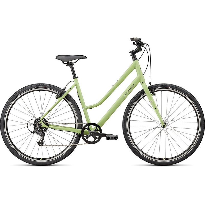 2022 Specialized crossroads 1.0 st bike satin limestone / chrome l